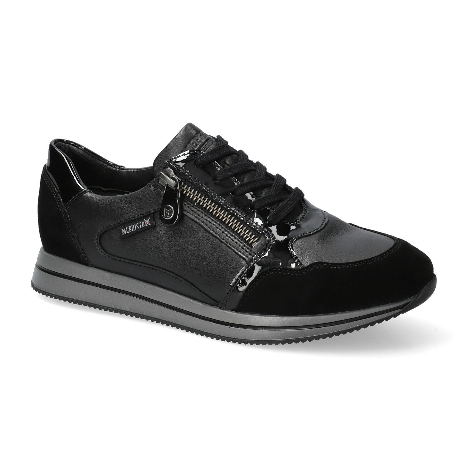 lacets femme modèle Leenie noir - Mephisto